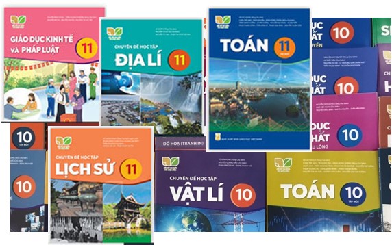 DANH MỤC SÁCH GIÁO KHOA LỚP 10, 11 SỬ DỤNG NĂM HỌC 2025-2026